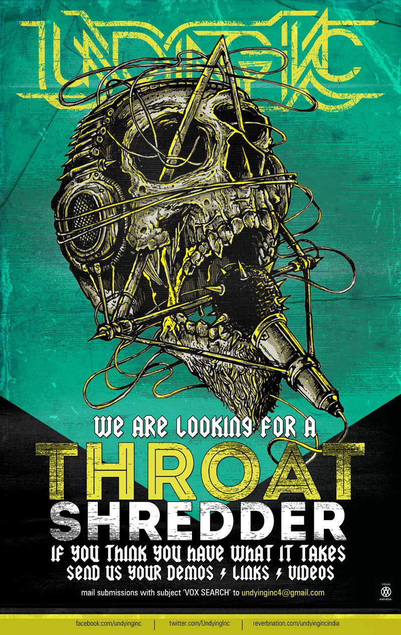 UNDYING INC Throat Shredder Wanted